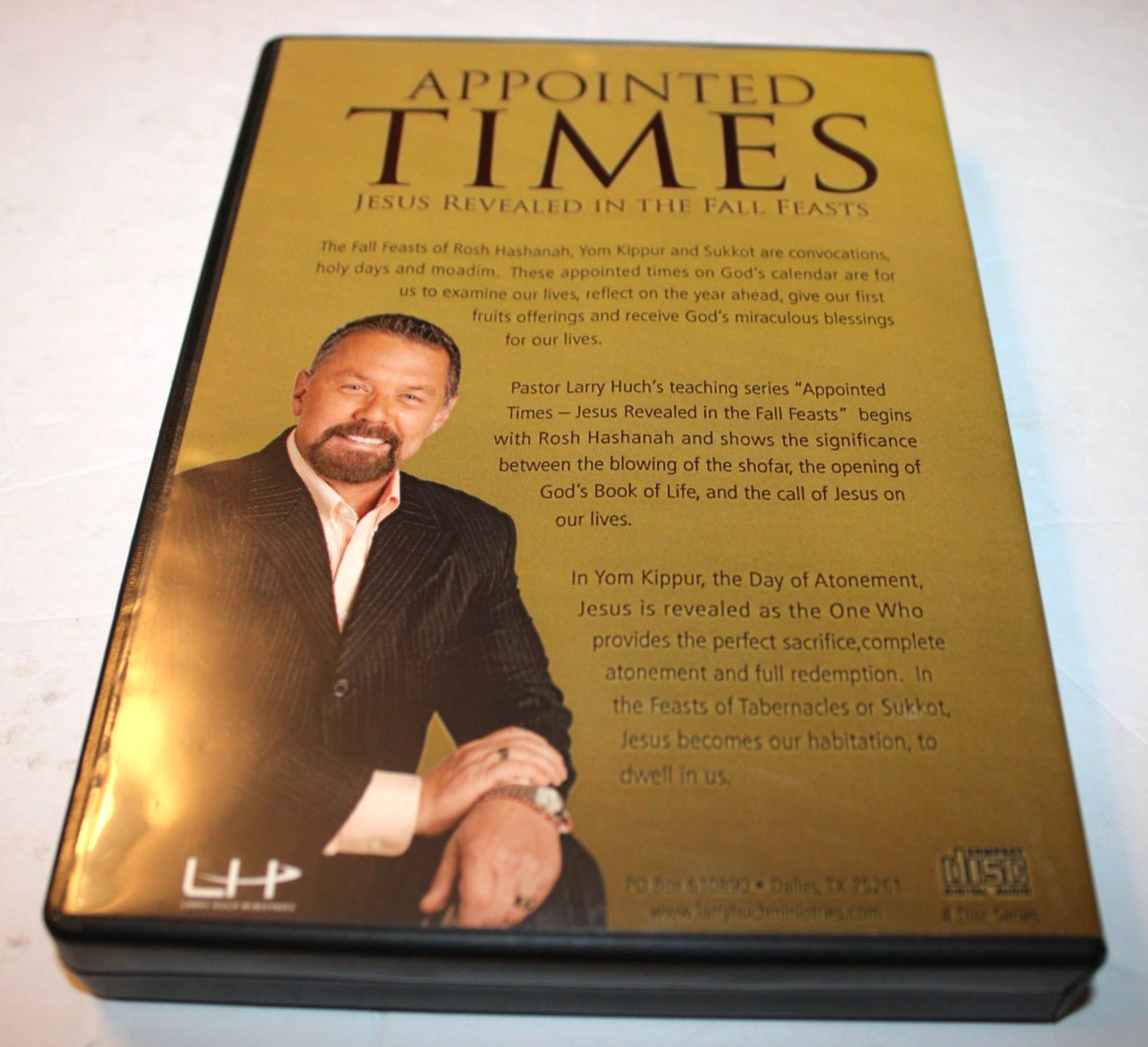 Lot of 2) Larry Huch CD Audiobooks Appointed Times &Pentecost