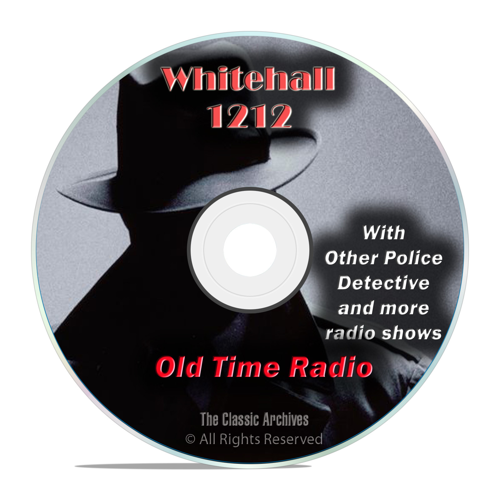Whitehall 1212, 1,486 Old Time Radio Police Detective Crime Drama Shows DVD