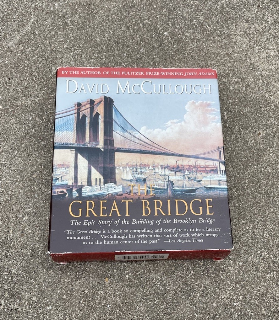 The Great Bridge By David McCullough Building of Brooklyn Bridge Audio 9 CDs