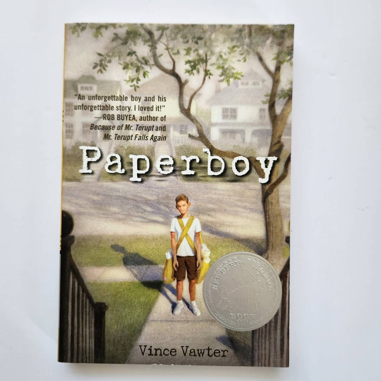 Paperboy by Vince Vawter, Newberry Honor Book, Paperback