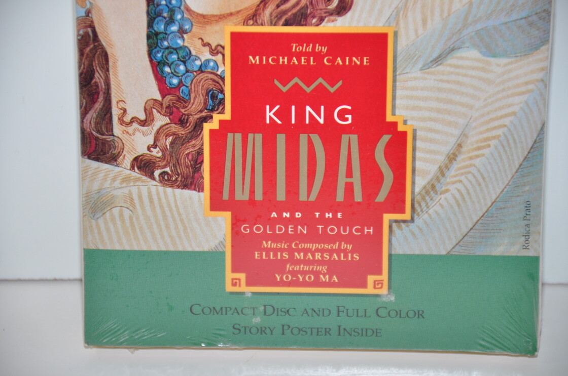 King Midas and the Golden Touch Audio CD Told by Michael Caine Poster Rabbit Ear