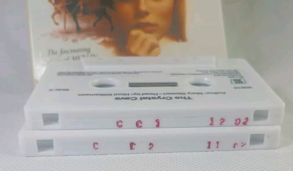 The Crystal Cave by Mary Stewart (1993, Audio Cassette, Abridged edition)