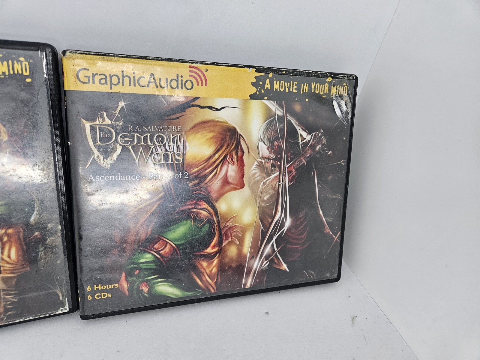 Ascendance Part 1 & 2 The Demon Wars Saga Graphic Audio Book Used Condition