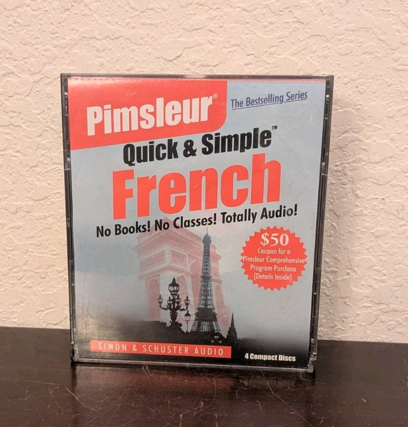 Pimsleur Quick and Simple Learn to Speak French 4 CD Set Simon & Schuster Audio
