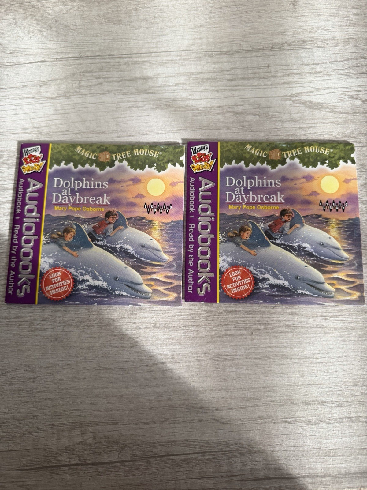 Audiobook CD-ROM Lot- Living Books, Magic Tree House & Etc, English And Spanish