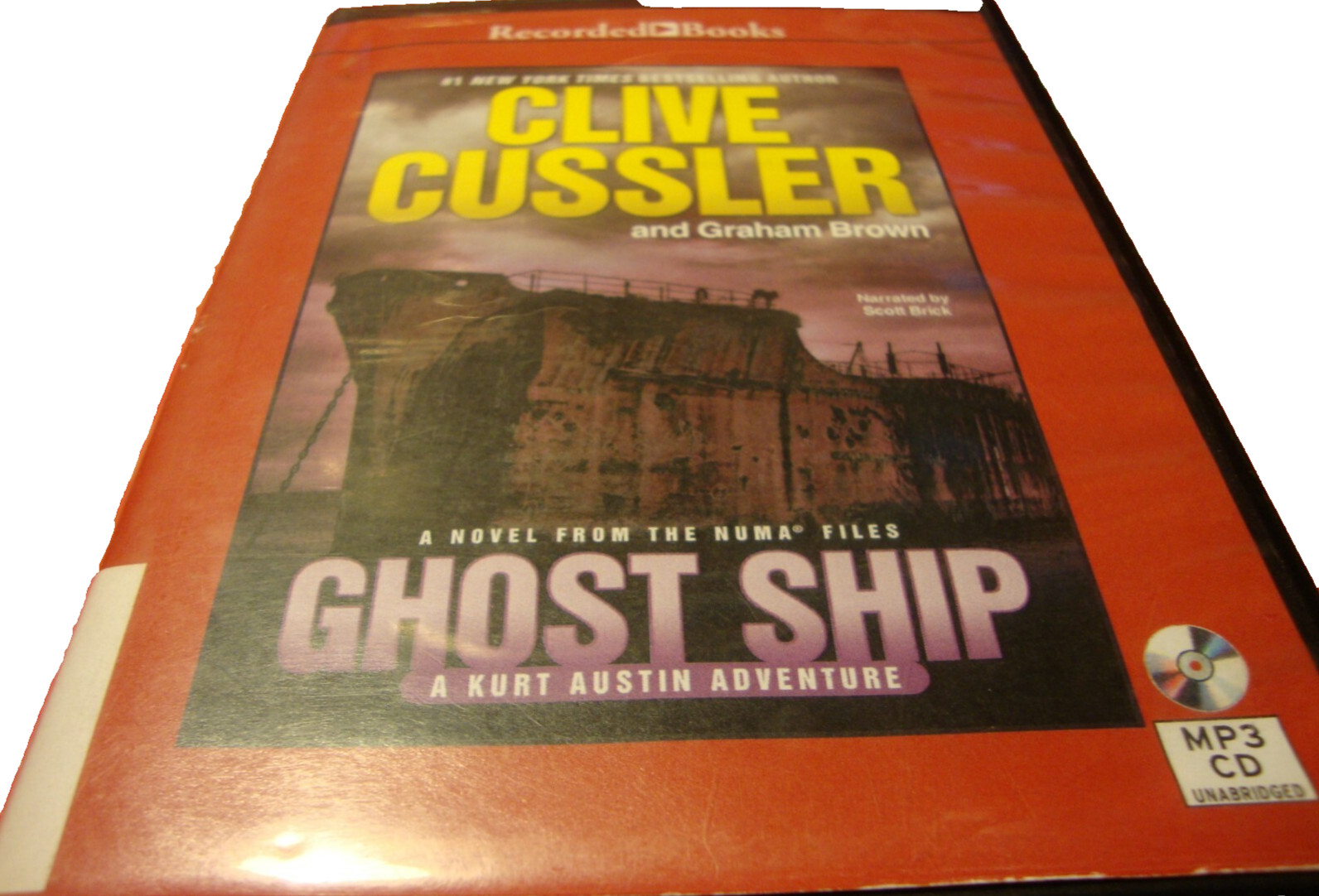 Audiobook MP3 «Ghost Ship; From Huma Files» Clive Cussler Unabridged Ex-Lib S9