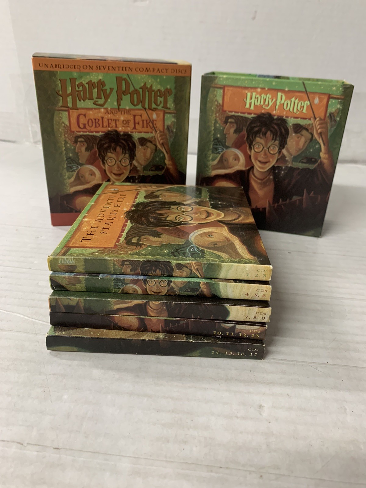 Harry Potter and the Goblet of Fire JK Rowling Unabridged CD Audio Book 17 Discs
