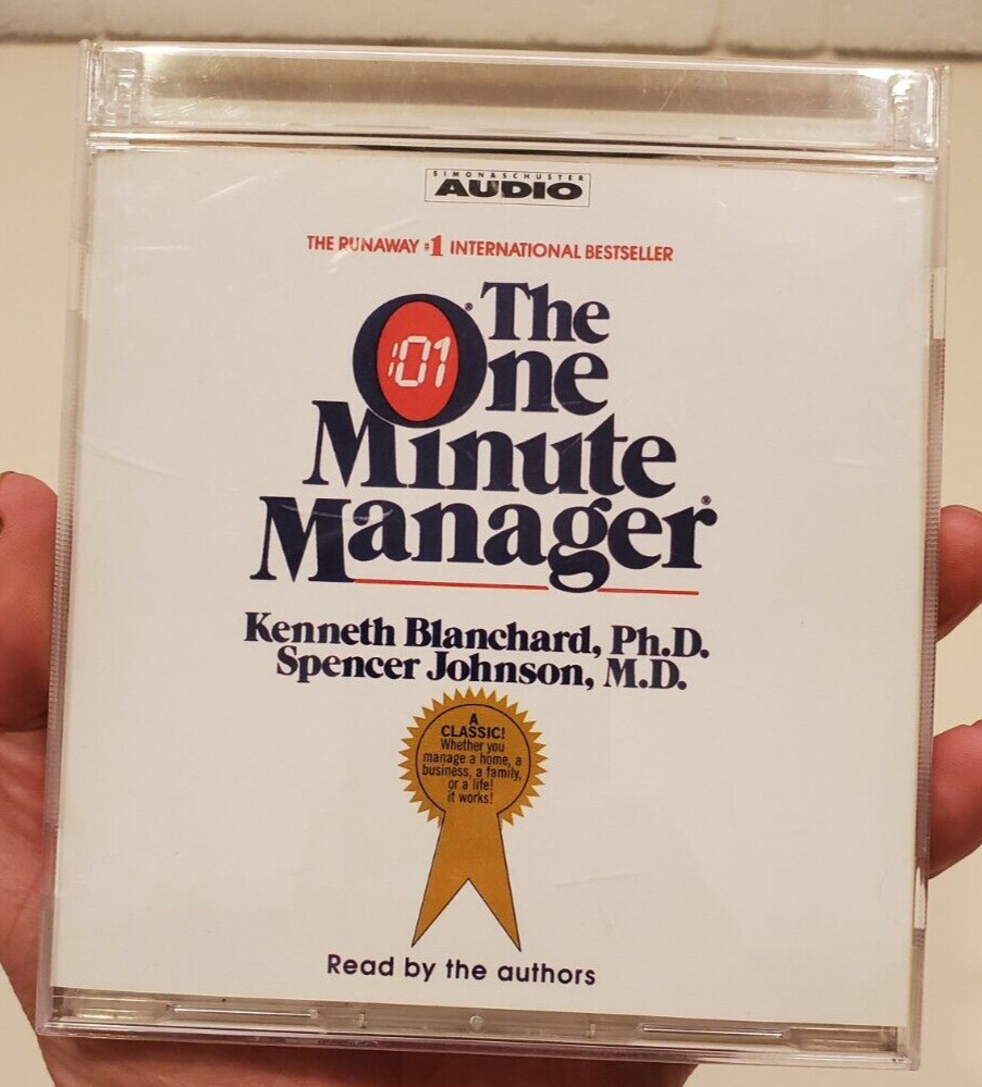 THE ONE MINUTE MANAGER AUDIO BOOK 2x CD 1994 Kenneth Blanchard & Spencer Johnson