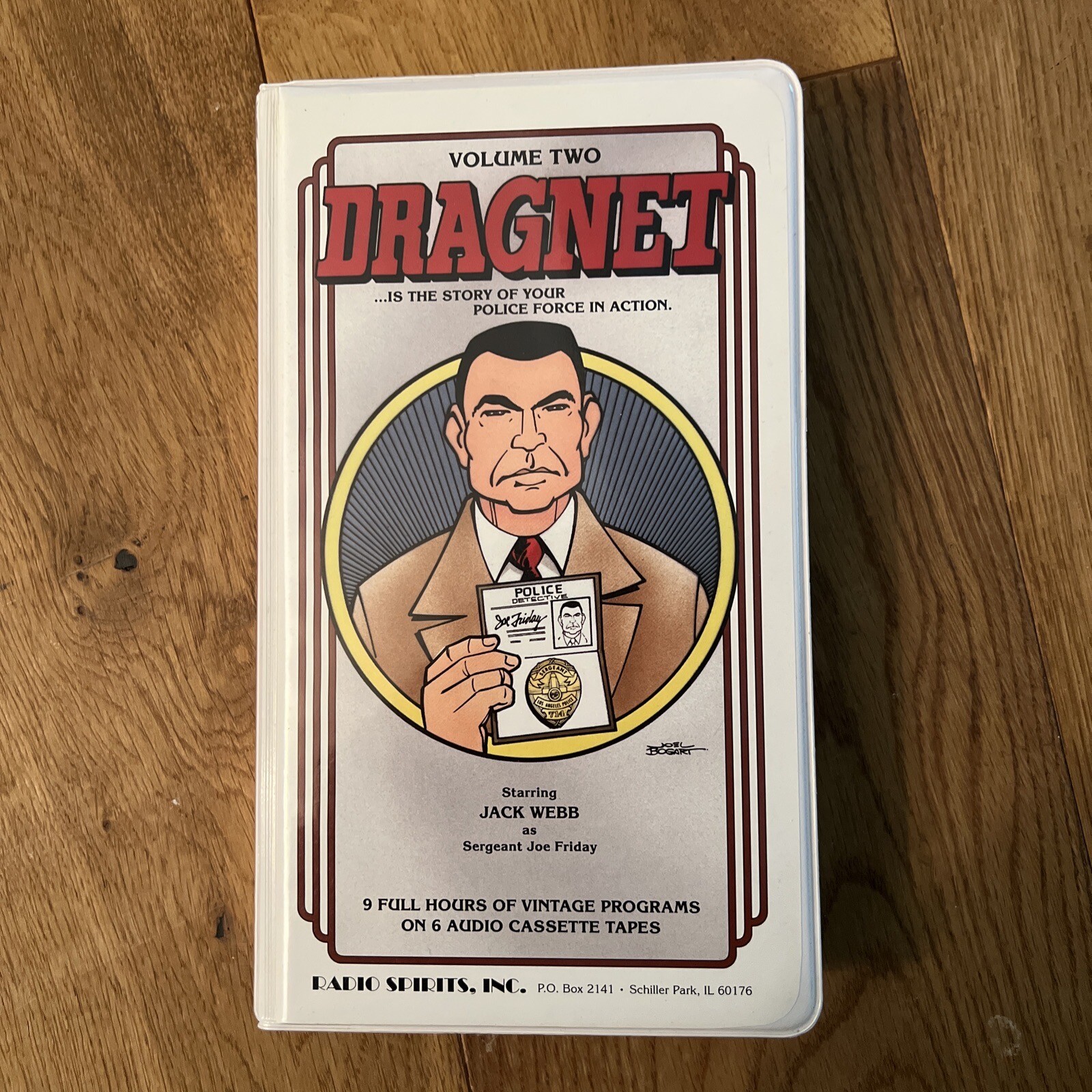 Dragnet Vol. 2 Classic Radio – Jack Webb – Radio Spirits – 6 Cassette Box Set