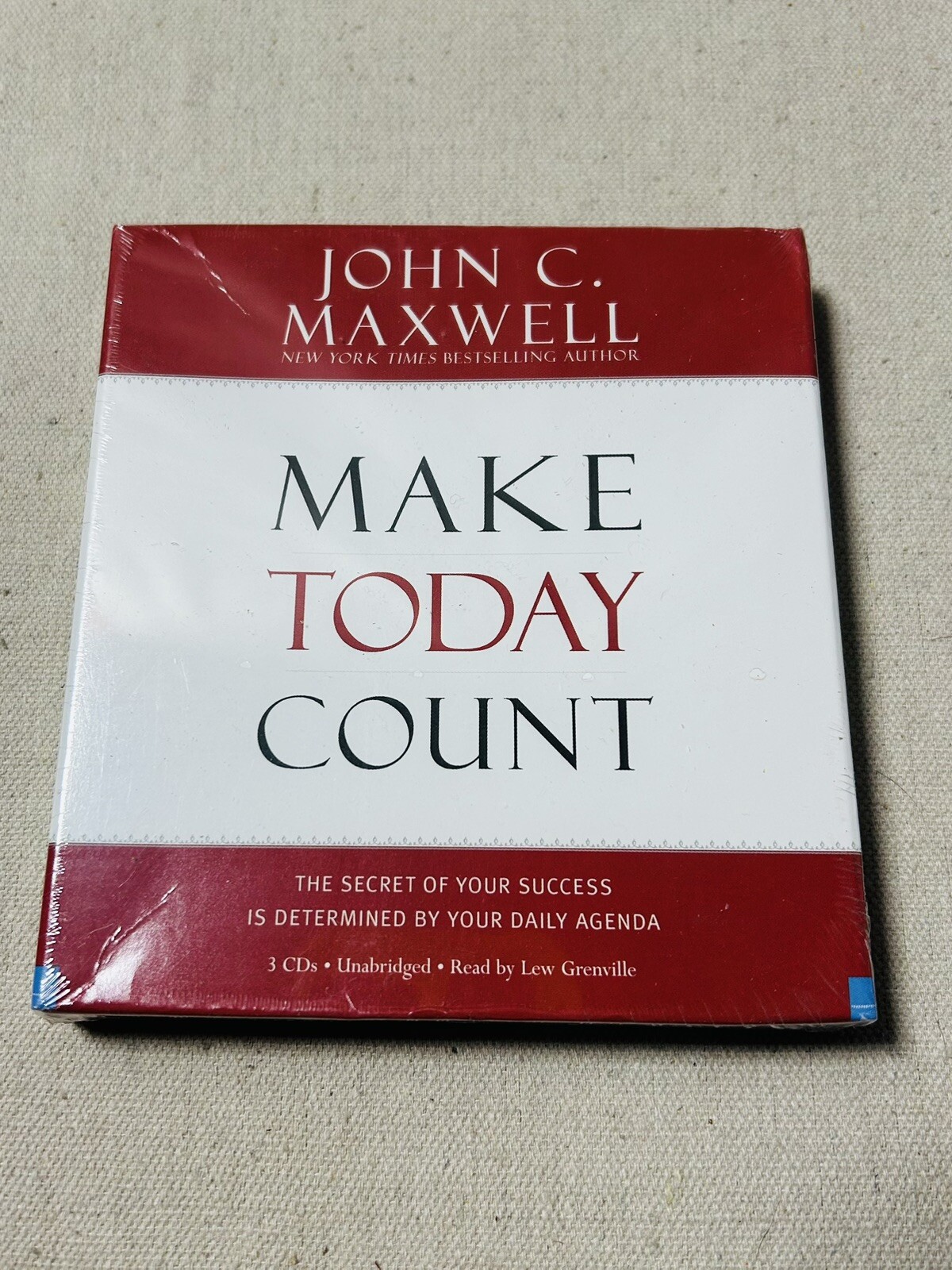 Make Today Count John C Maxwell 3 CD’s The Secret of Your Success