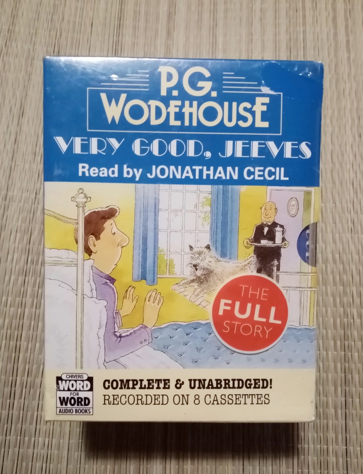 P G Wodehouse Very Good Jeeves Read by Jonathan Cecil 8 Cassettes Sealed