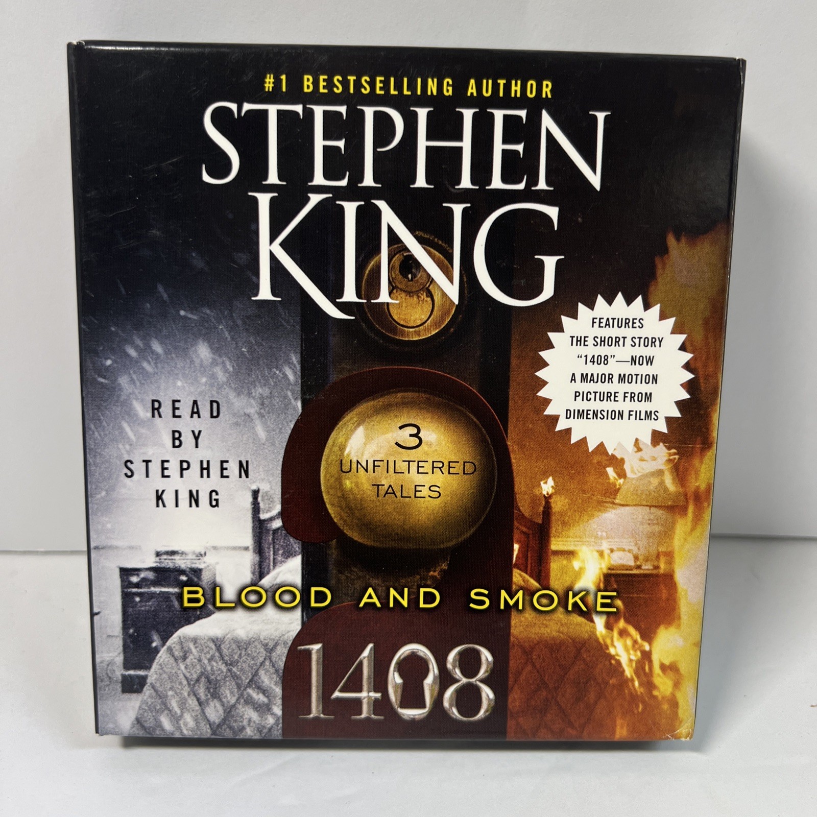 Blood and Smoke by Stephen King 3 CD Read By Stephen King 1408 Simon & Schuster