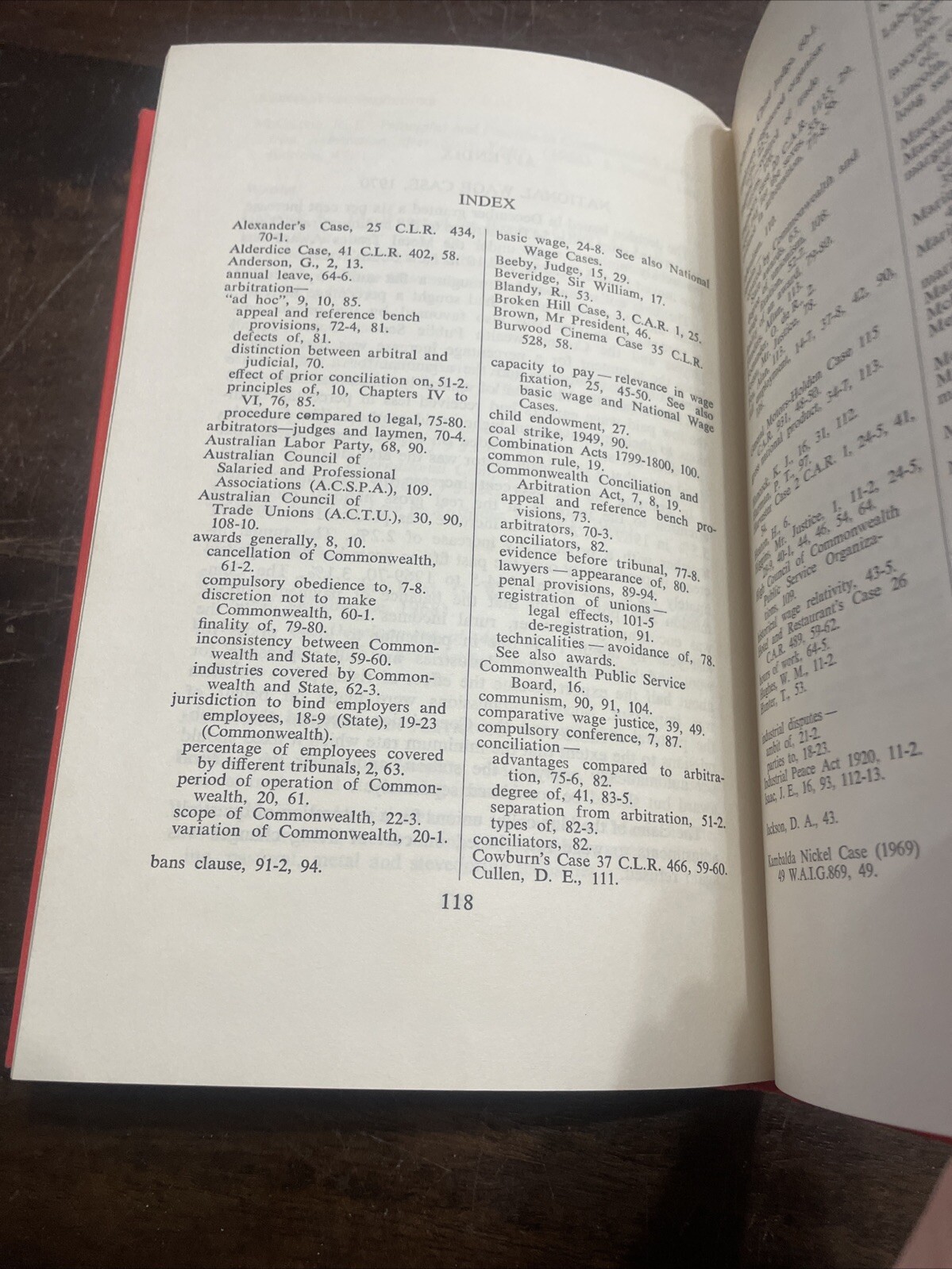 J.H. PORTUS. AUSTRALIAN COMPULSORY ARBITRATION. 1900-1970. 0454016808