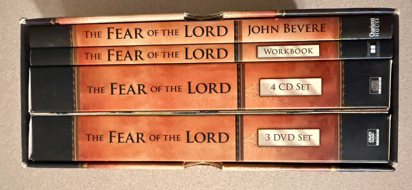 John Bevere The Fear of the Lord Multimedia Curriculum -Complete Book DVD CD Set