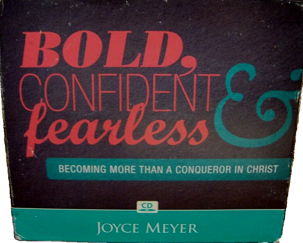 AUDIO CD «Bold, Confident & Fearless» by Joyce Meyer (4 CD’s Unabridged ) J13