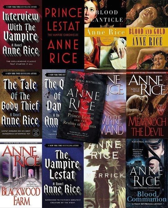 THE VAMPIRE CHRONICLES BY ANNE RICE (15 UNABRIDGED AUDIO BOOKS) w. BONUS