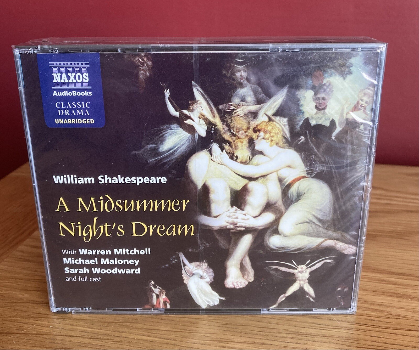 A Midsummer Night’s Dream : 3 CD Audio Book : Warren Mitchell : New & Sealed