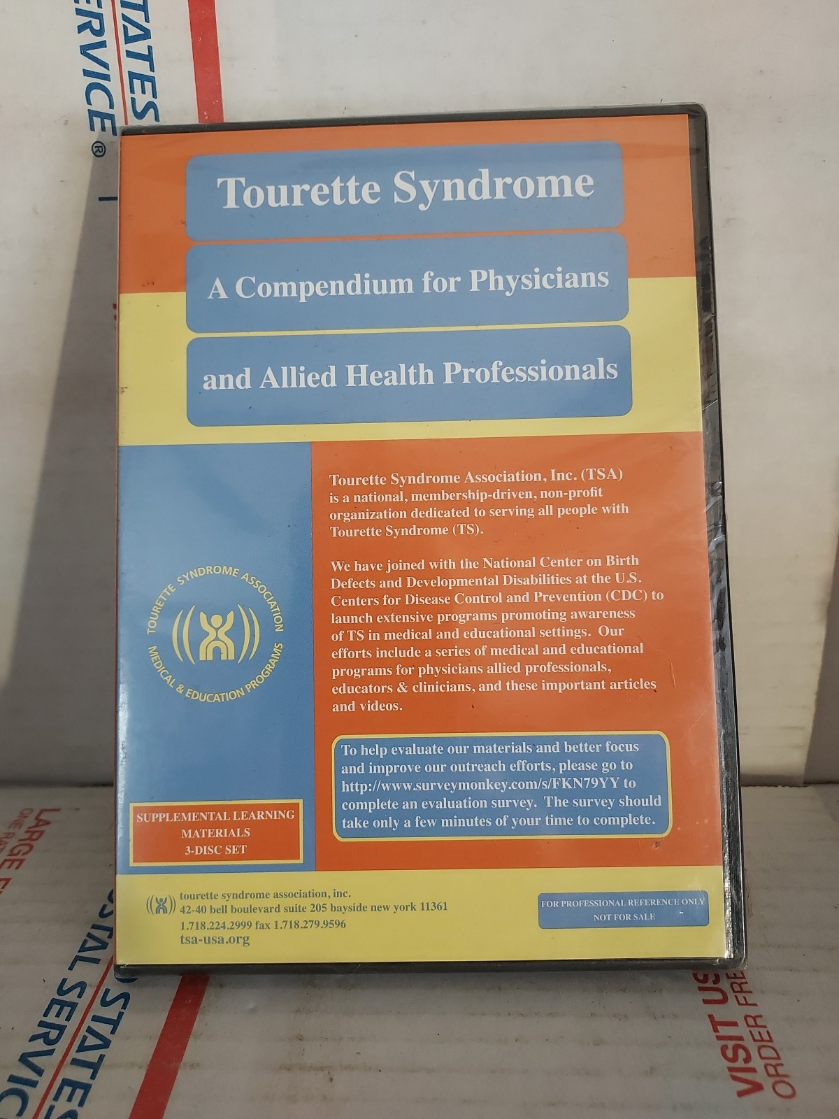 Tourette Syndrom A Compendium for Physicians 3-CD Set New Sealed PDF Format #196