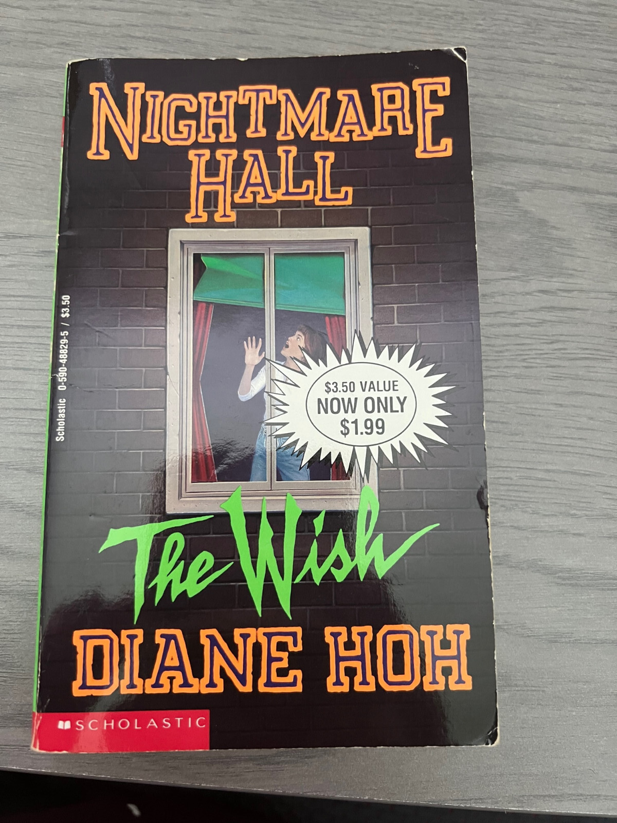 NIGHTMARE HALL: THE WISH by DIANE HOH 1993 PB #4 RARE