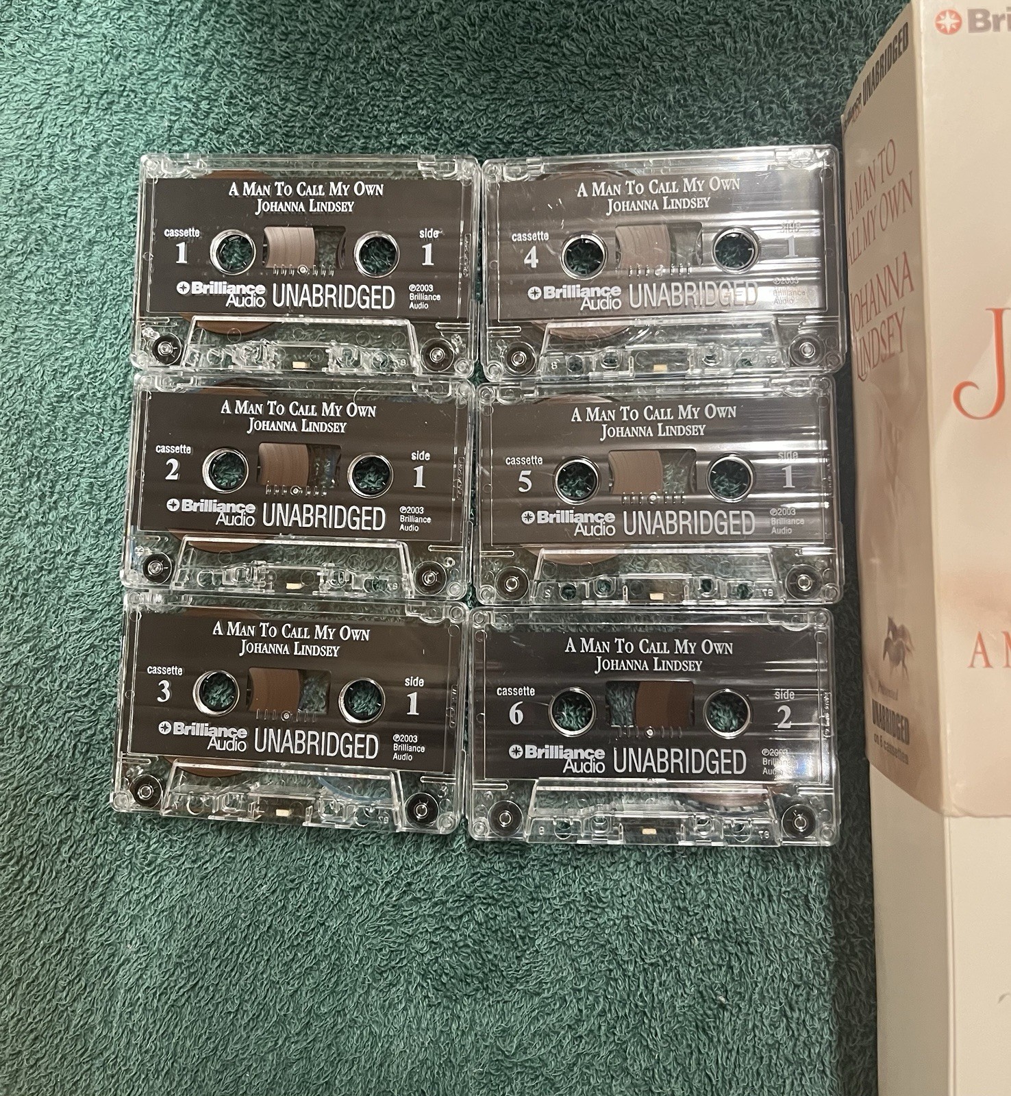Johanna Lindsey A Man To Call My Own Audiobook 6 Cassettes 9 Hours 2003
