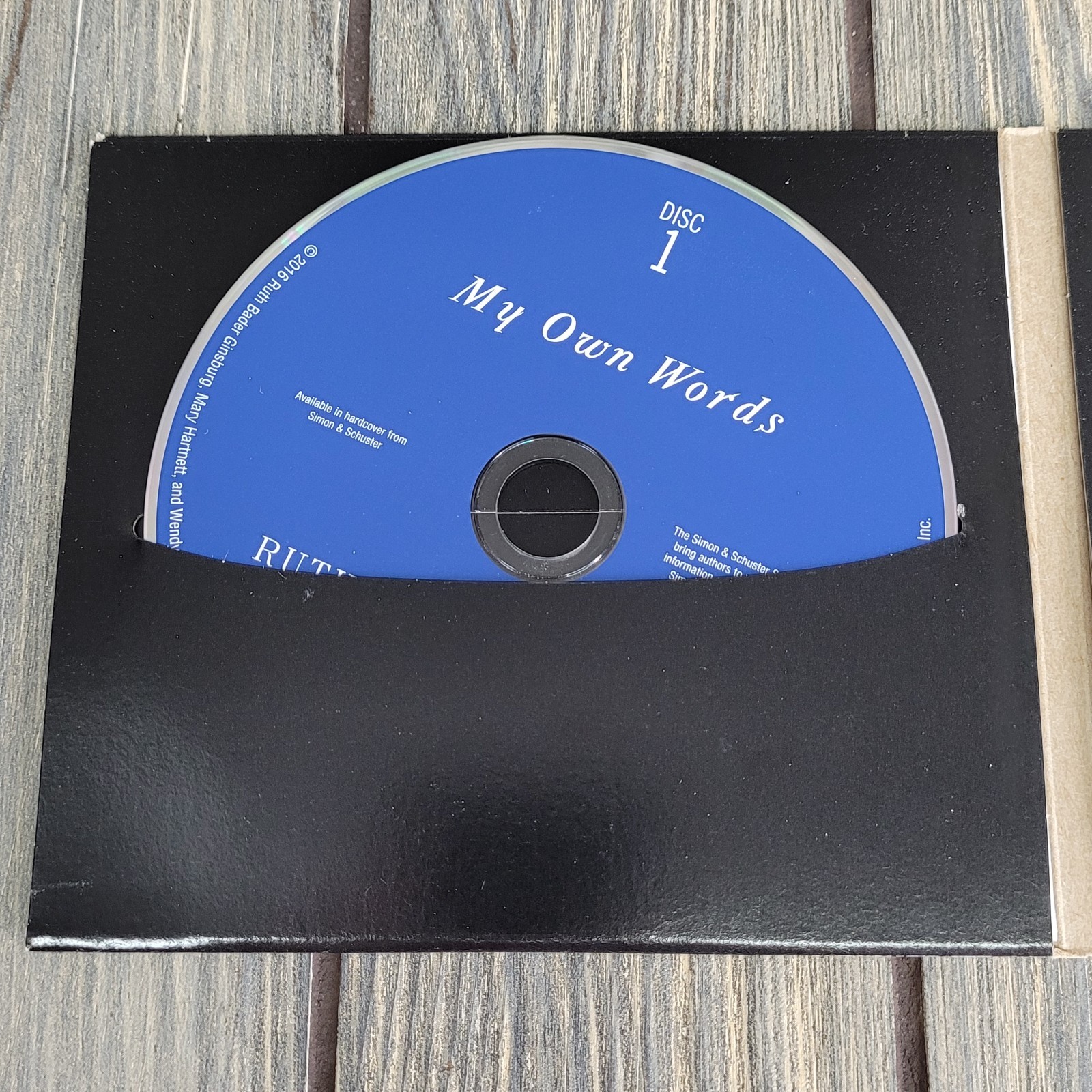 Ruth Bader Ginsburg: My Own Words (10 CD Audiobook) Excellent Open/Unused