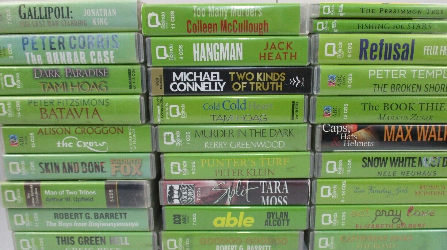 Audio Books Large Selection Combine Postage Restocked & Updated Weekly