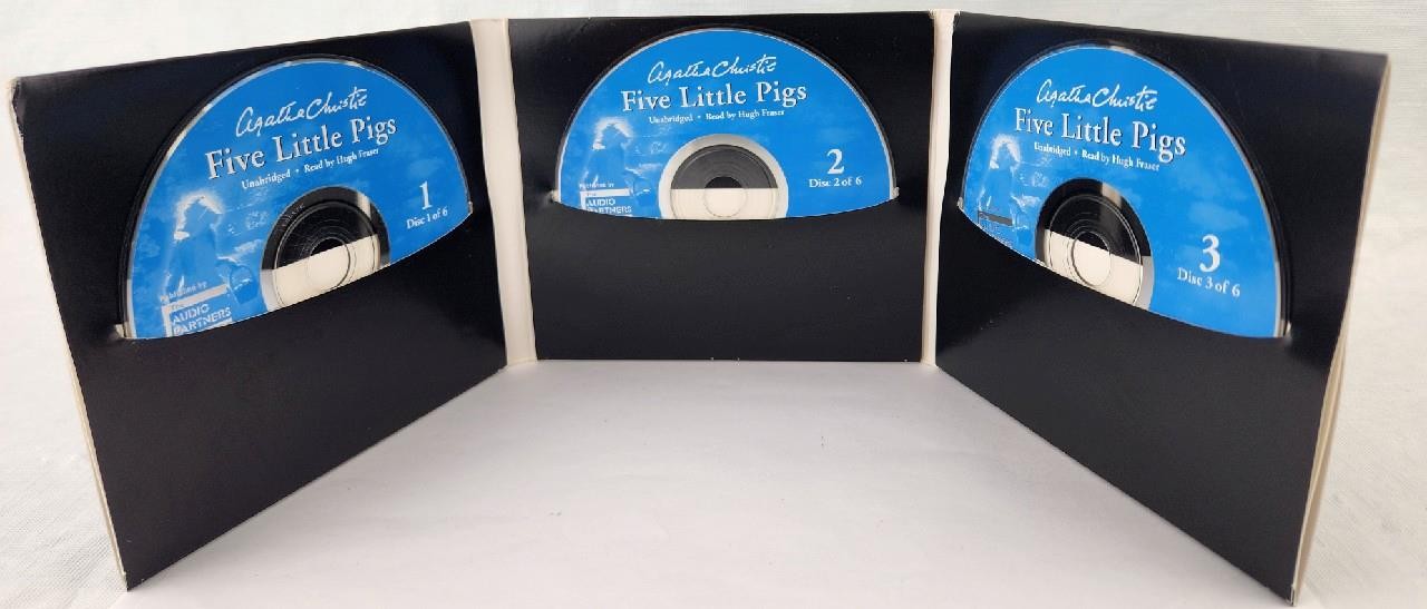 Five Little Pigs by Agatha Christie Audio Book 6-CD Set