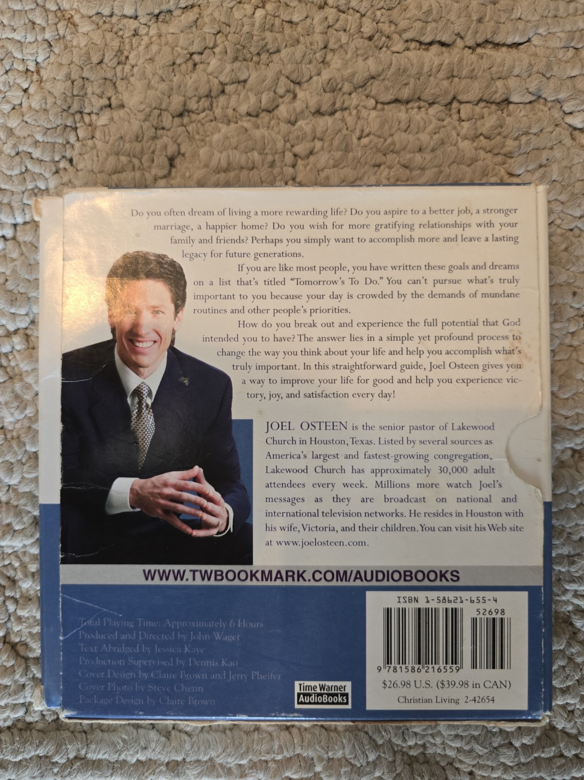 Your Best Life Now by Joel Osteen 5 CD Audiobook Christian Living