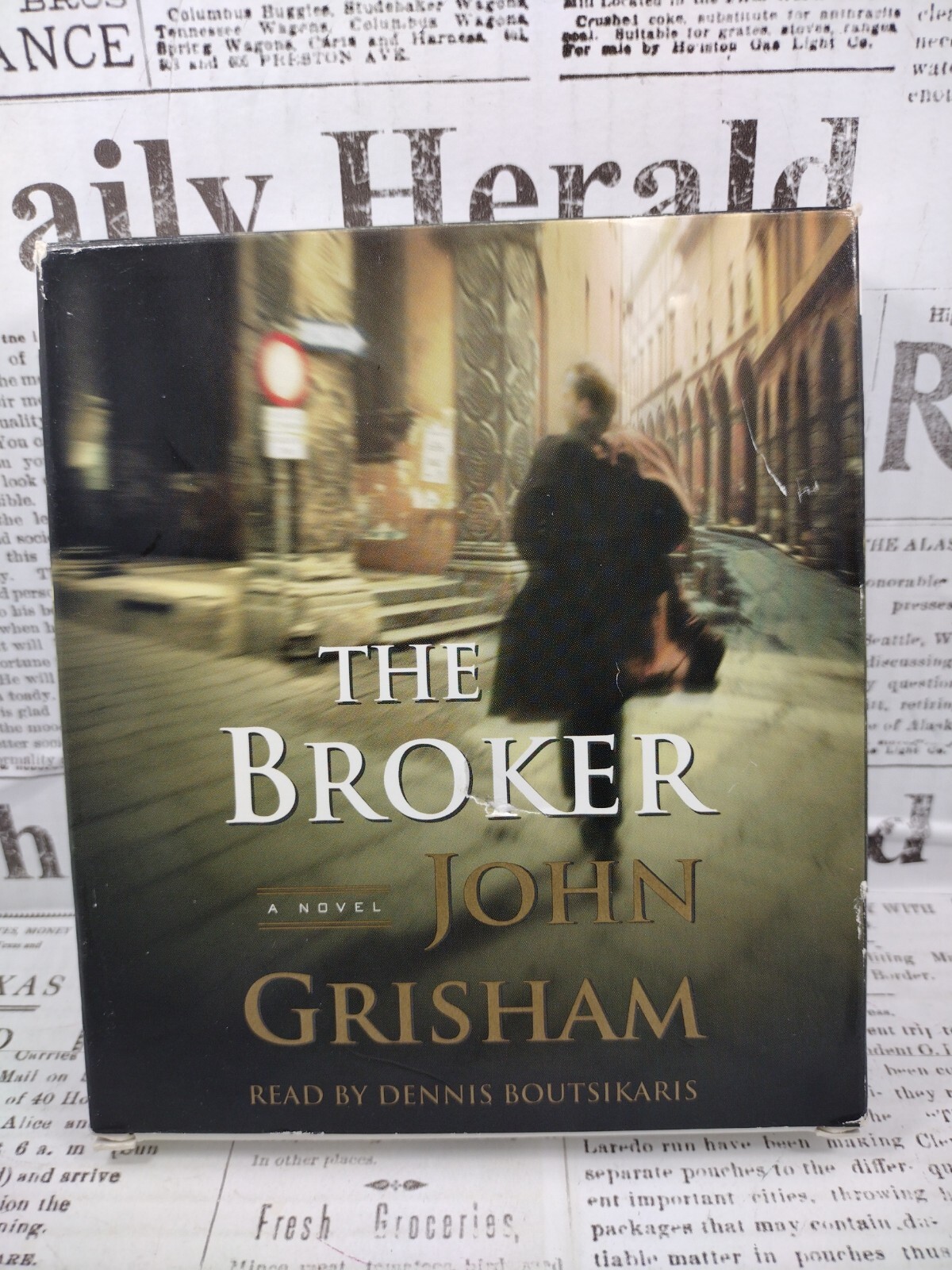 John Grisham The Broker 6 Hours 5 Compact Discs Abridged Audio Book