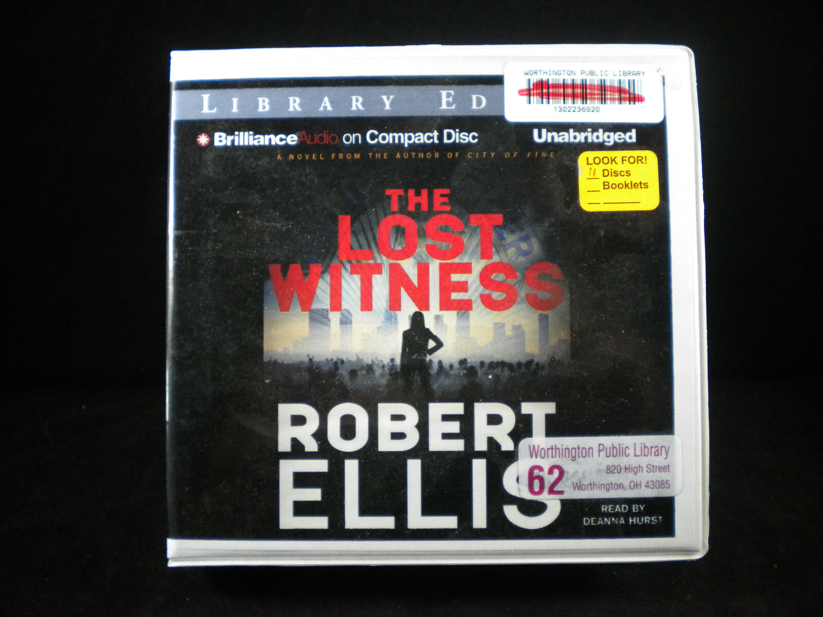 The Lost Witness — Robert Ellis / CD / Audiobook / * Ex-Library *