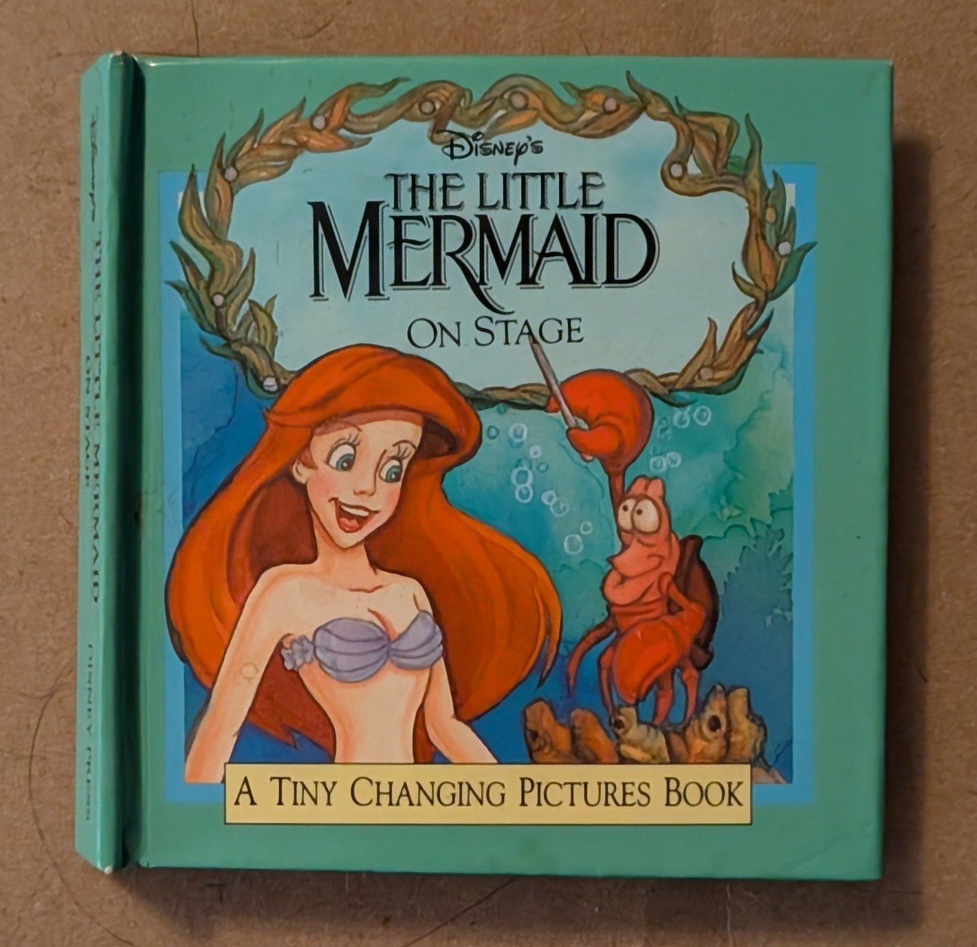 Disney’s The Little Mermaid On Stage, A Tiny Changing Pictures Book, RARE!