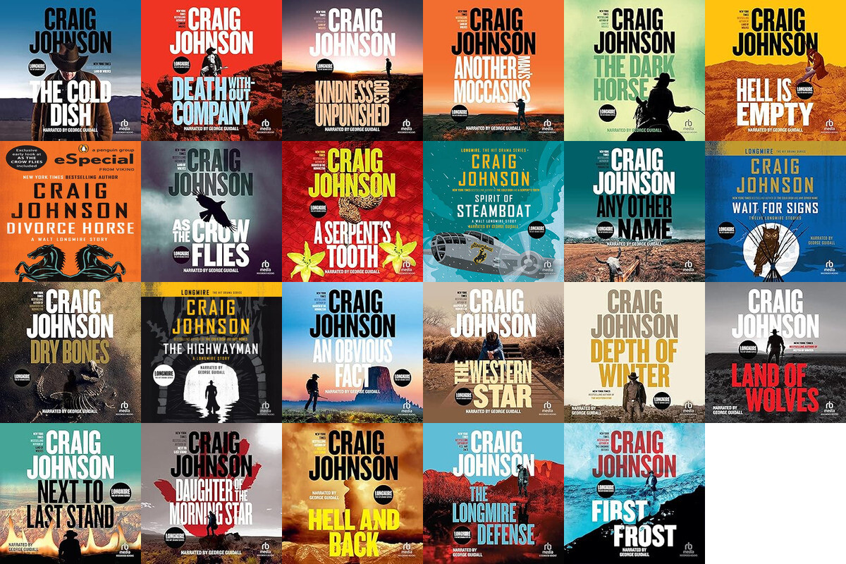 The WALT LONGMIRE by Craig Johnson (24 audiobooks 194 hrs Collection)
