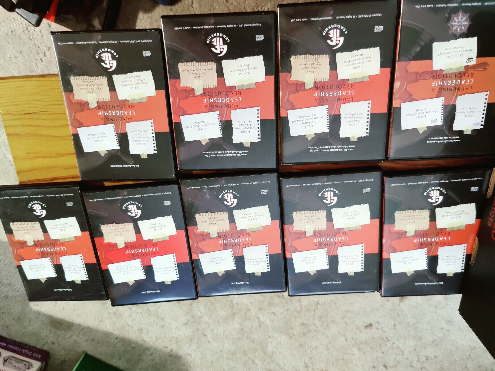 Life Subscription series DVD’s + Chris Brady Orrin Woodward Books