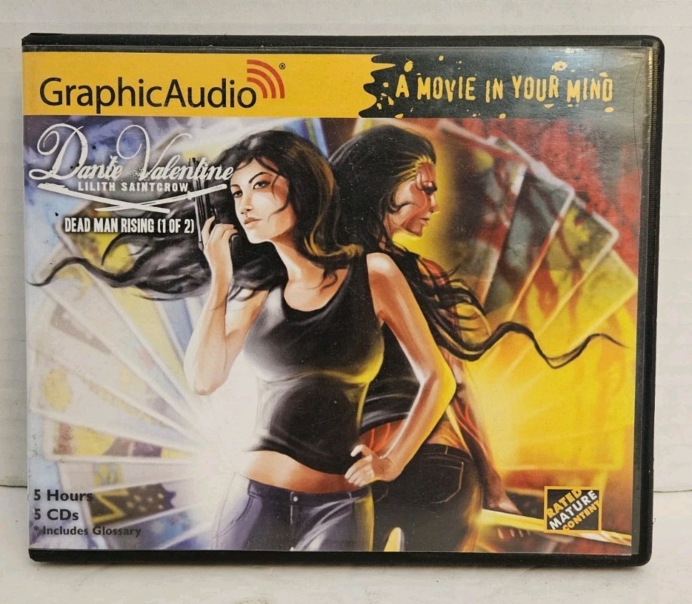 GraphicAudio Dante Valentine Working For the Devil & Dead Man Rising Lot of 2