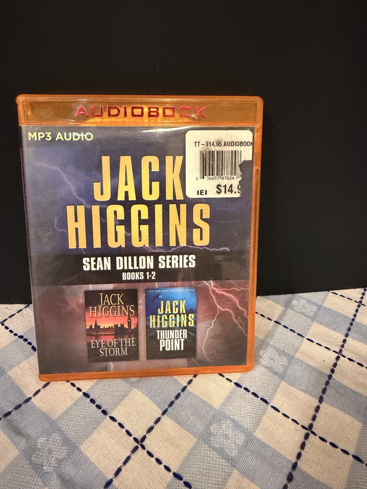 MP3 CD Audio Jack Higgins Sean Dillon Series- Eye of the Storm and Thunder Point