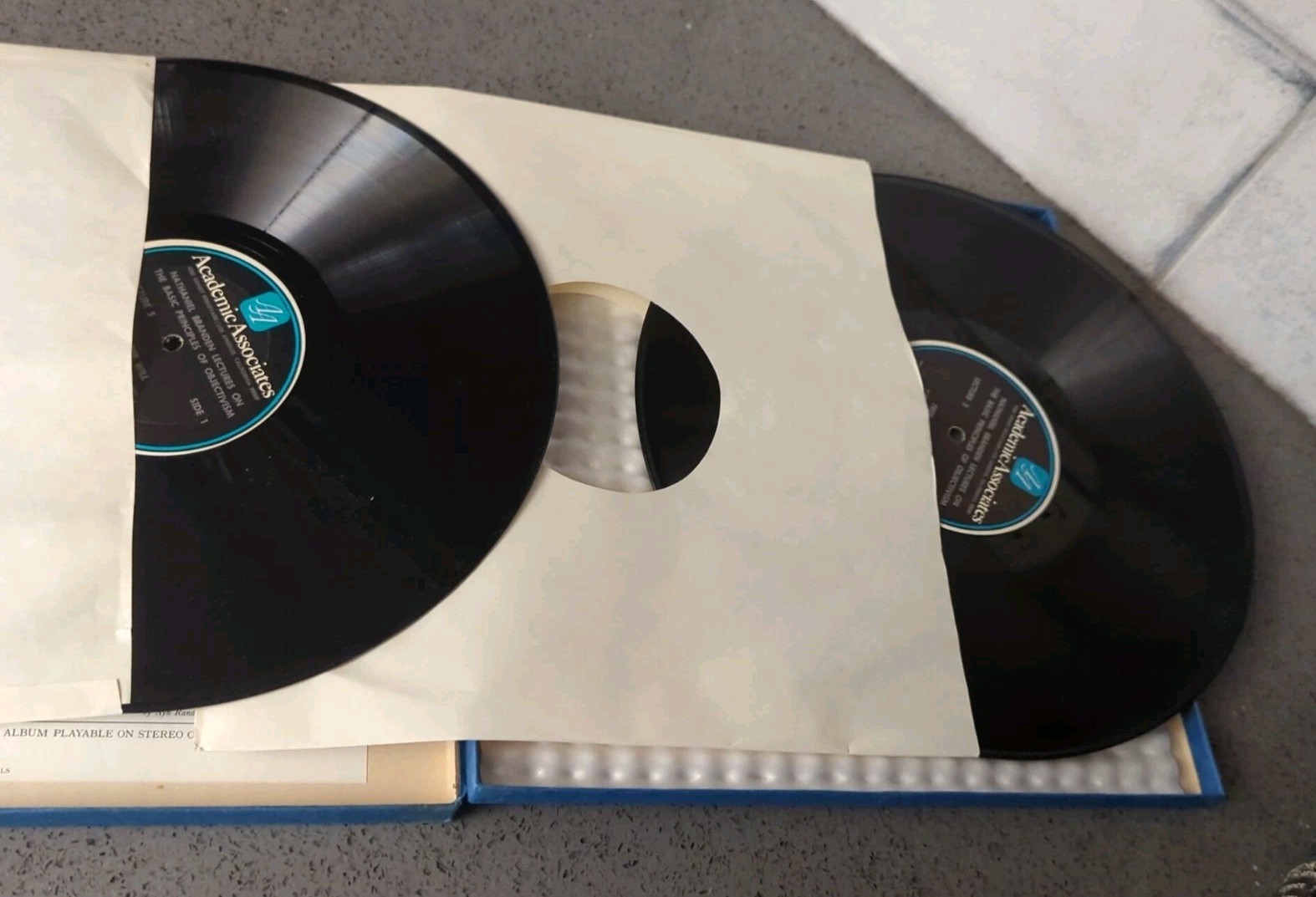 NATHANIEL BRANDEN Objectivism Lectures 5 FREE WILL 2LP Records Audiobook