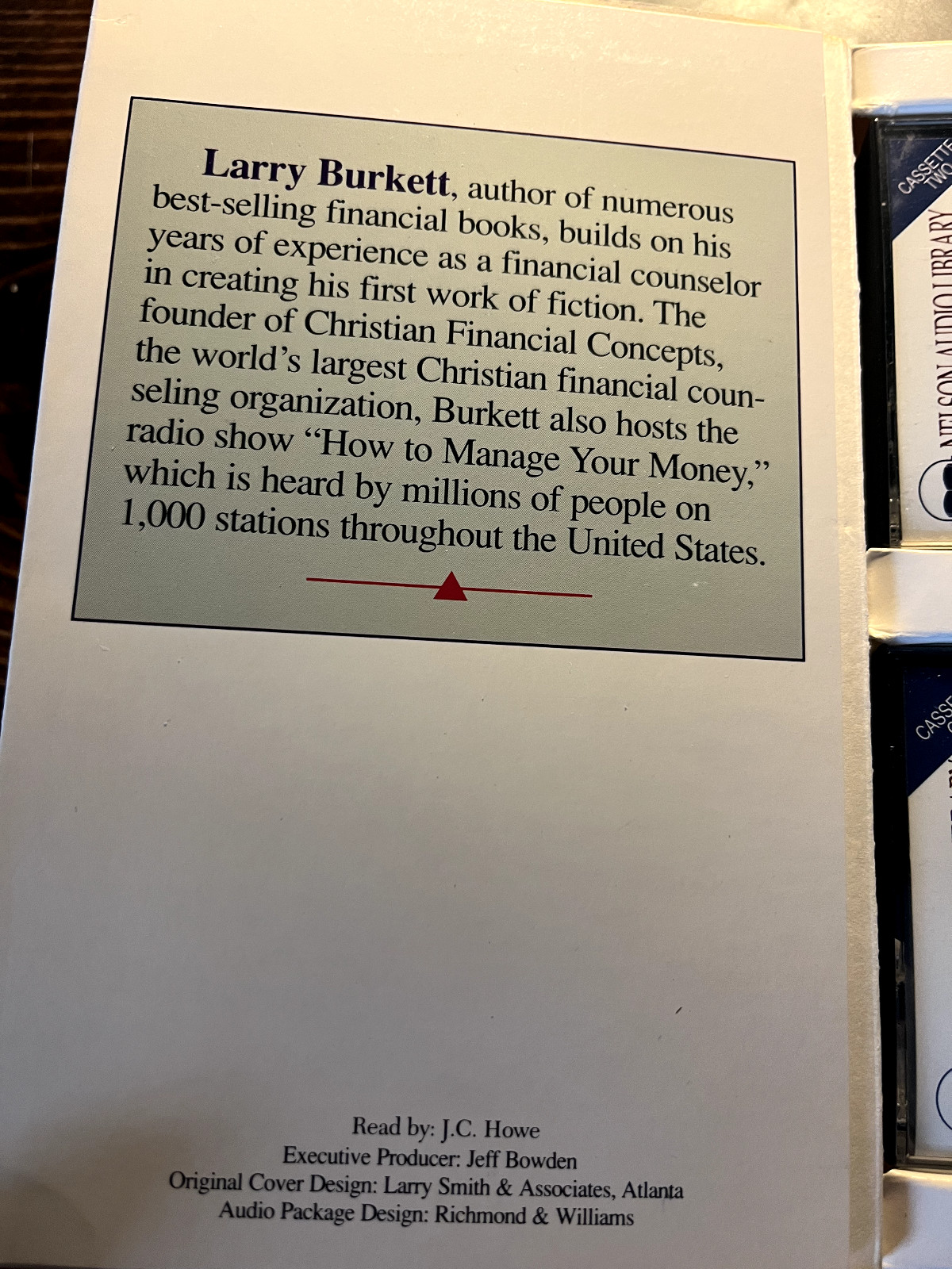 The Illuminati (a novel) by Larry Burkett (Nelson Audio Library Cassette tapes)