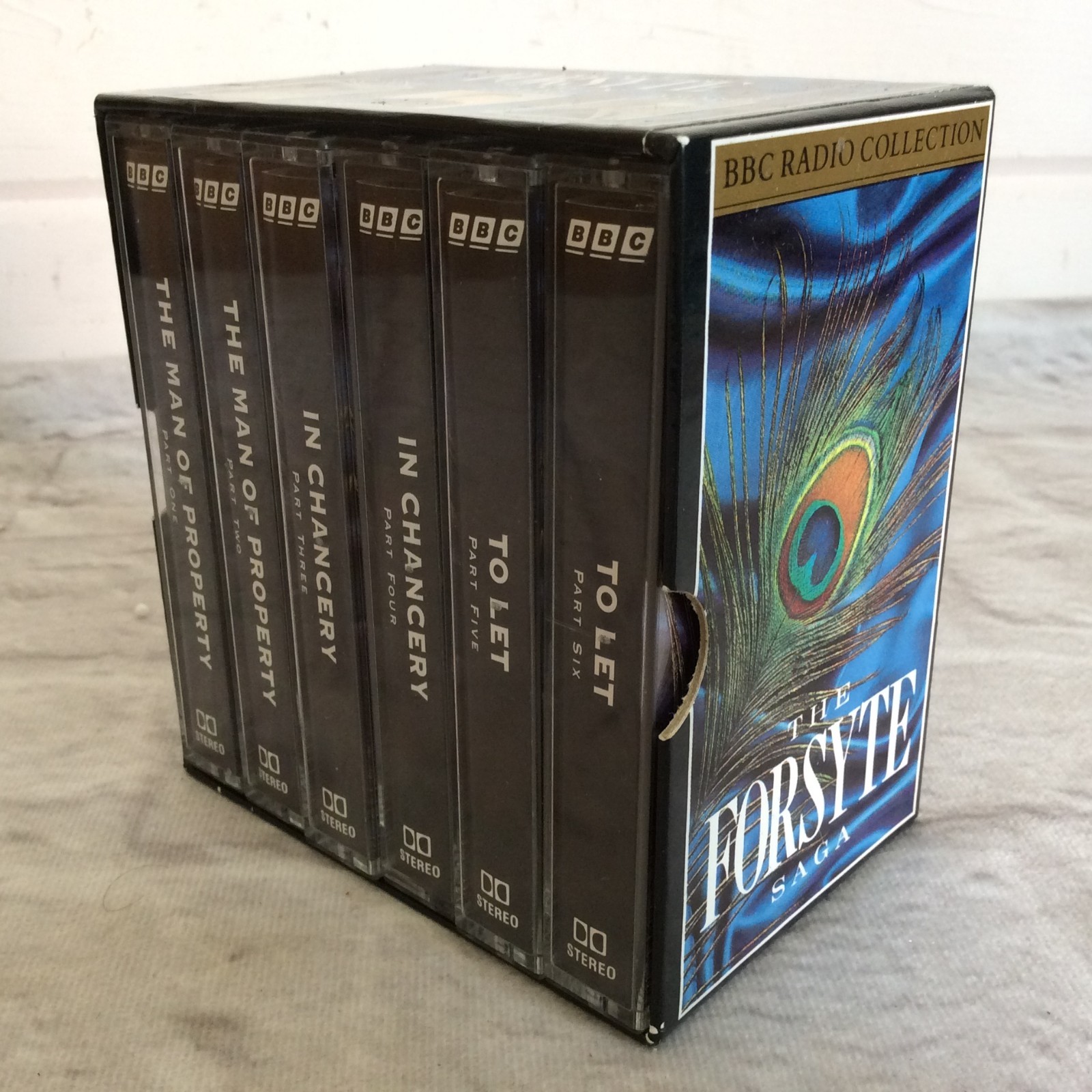 vintage bbc the forsyte saga audio book cassettes very rare dirk bogarde