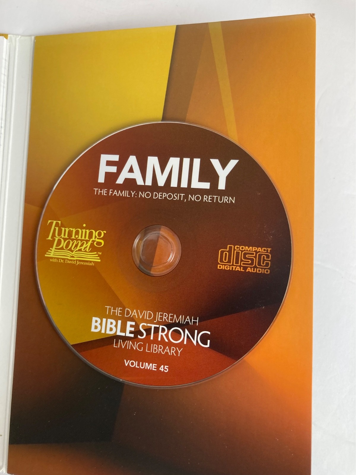 David Jeremiah Bible Strong Vol 45 Family Be Authentic CD Study Guide