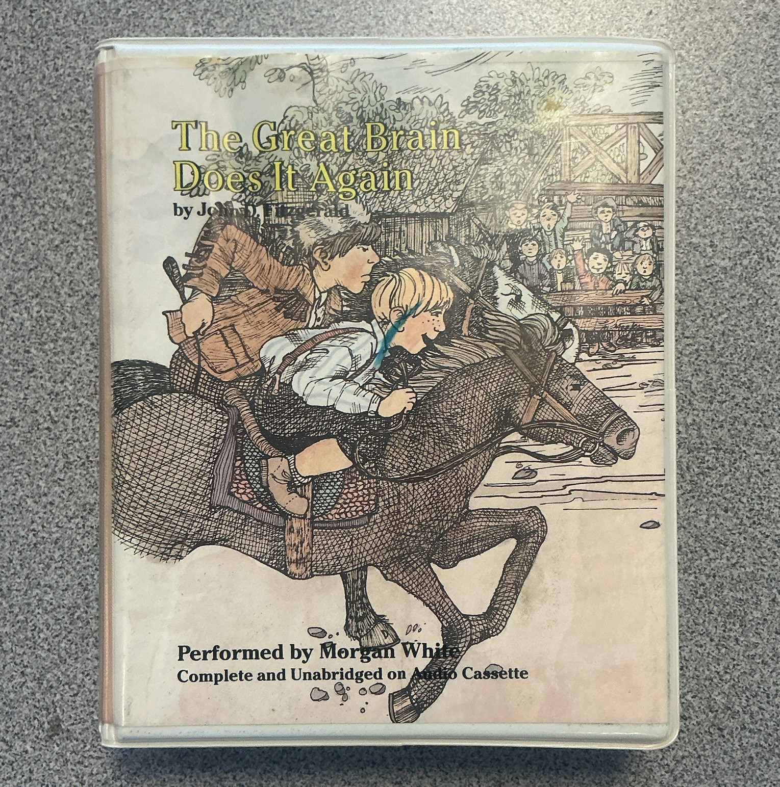 The Great Brain Does It Again — John D. Fitzgerald Unabridged Cassette 1987