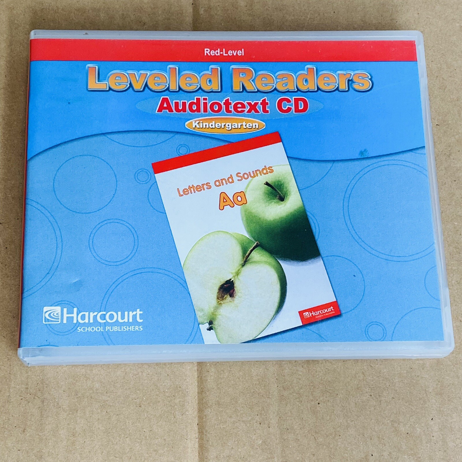 Harcourt Red Level Readers Letters & Sounds CD Disc Set W/ Booklet KINDERGARTEN