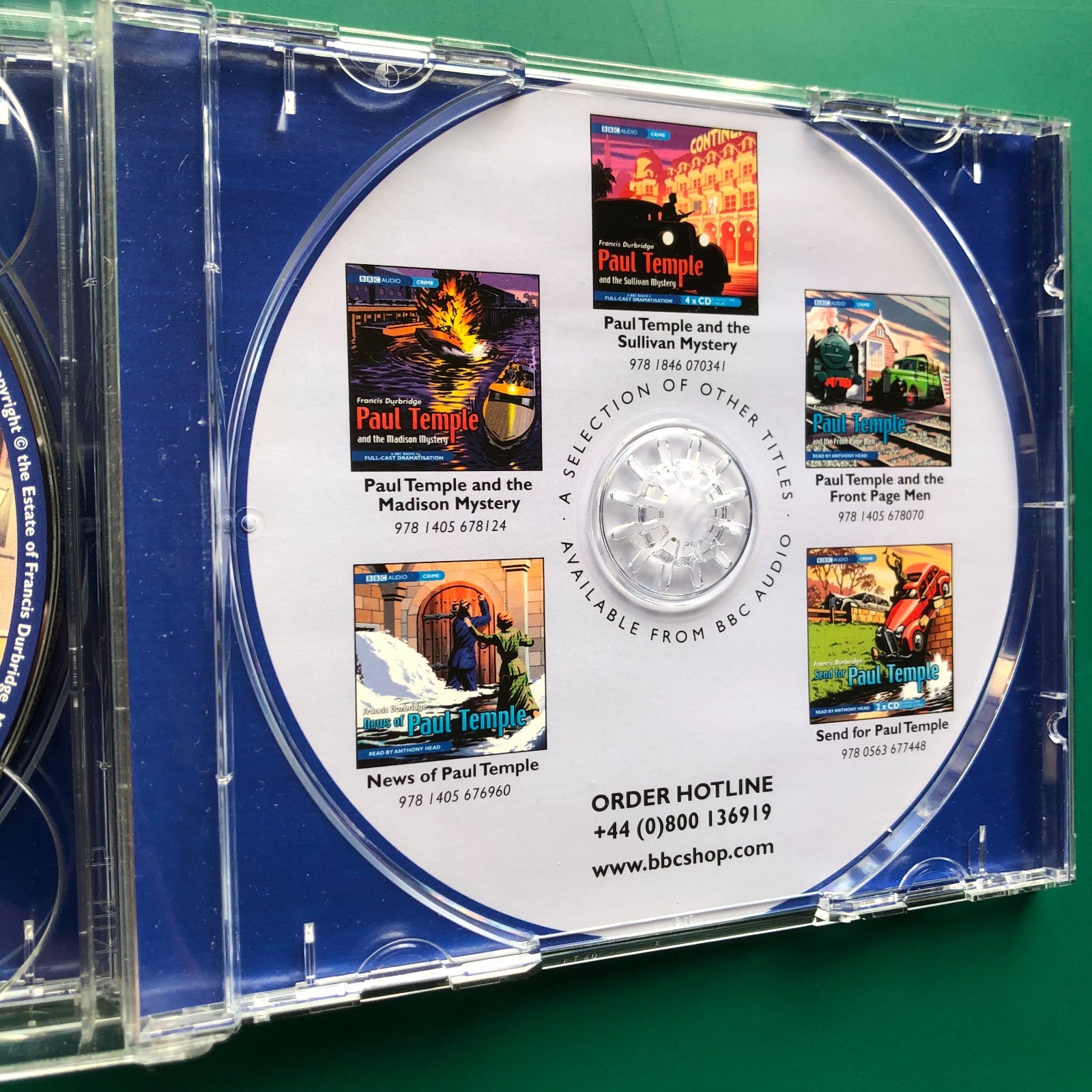 Durbridge PAUL TEMPLE AND STEVE Full-Cast Radio Drama 4x CD Crime Crawford Logan