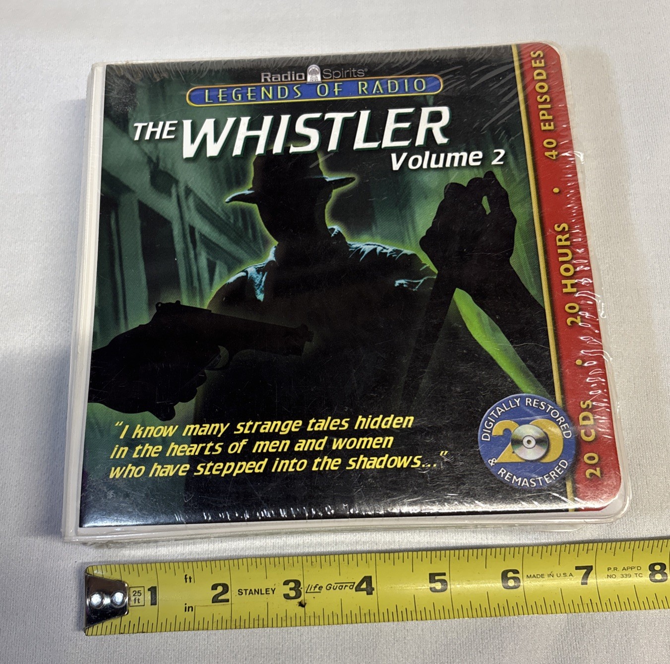 Legends of the Radio: The Whistler Vol 2 20 Mystery CDs 20 Hours Factory Sealed