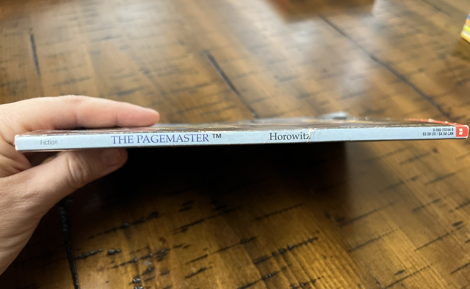The Pagemaster Book by Todd Strasser 1994 Scholastic First Printing VTG 90s