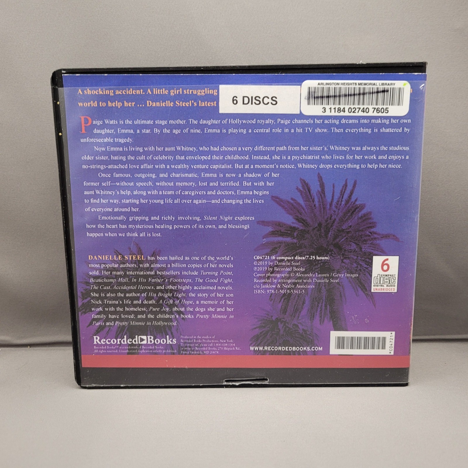 Silent Night (Audio CD, 2019) Danielle Steel — Ex-Library