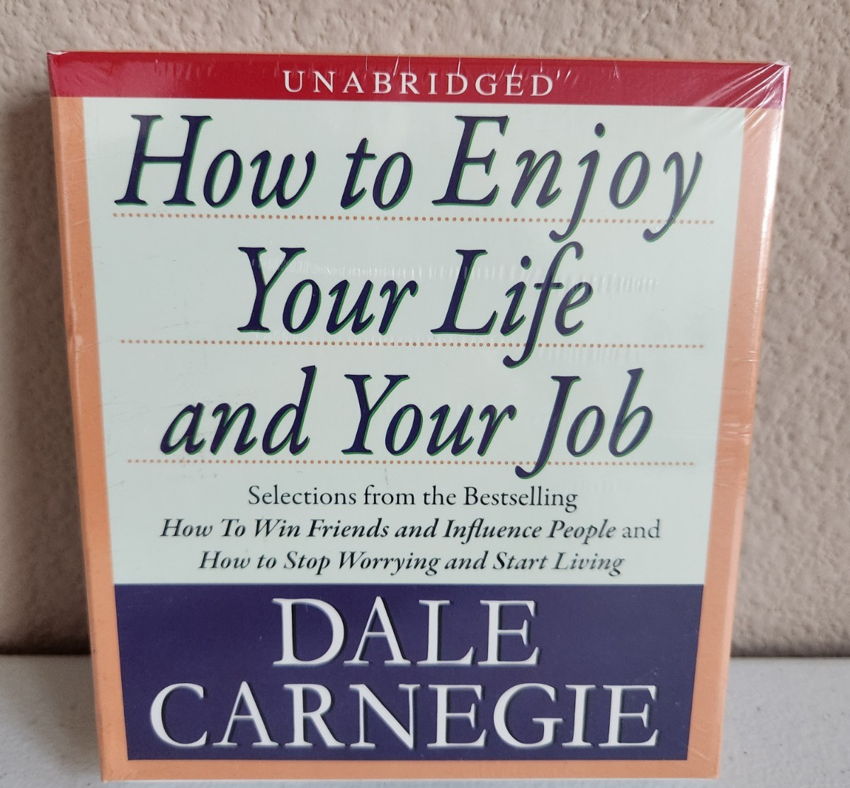 How to Enjoy Your Life and Your Job by Dale Carnegie (2010, Compact Disc)