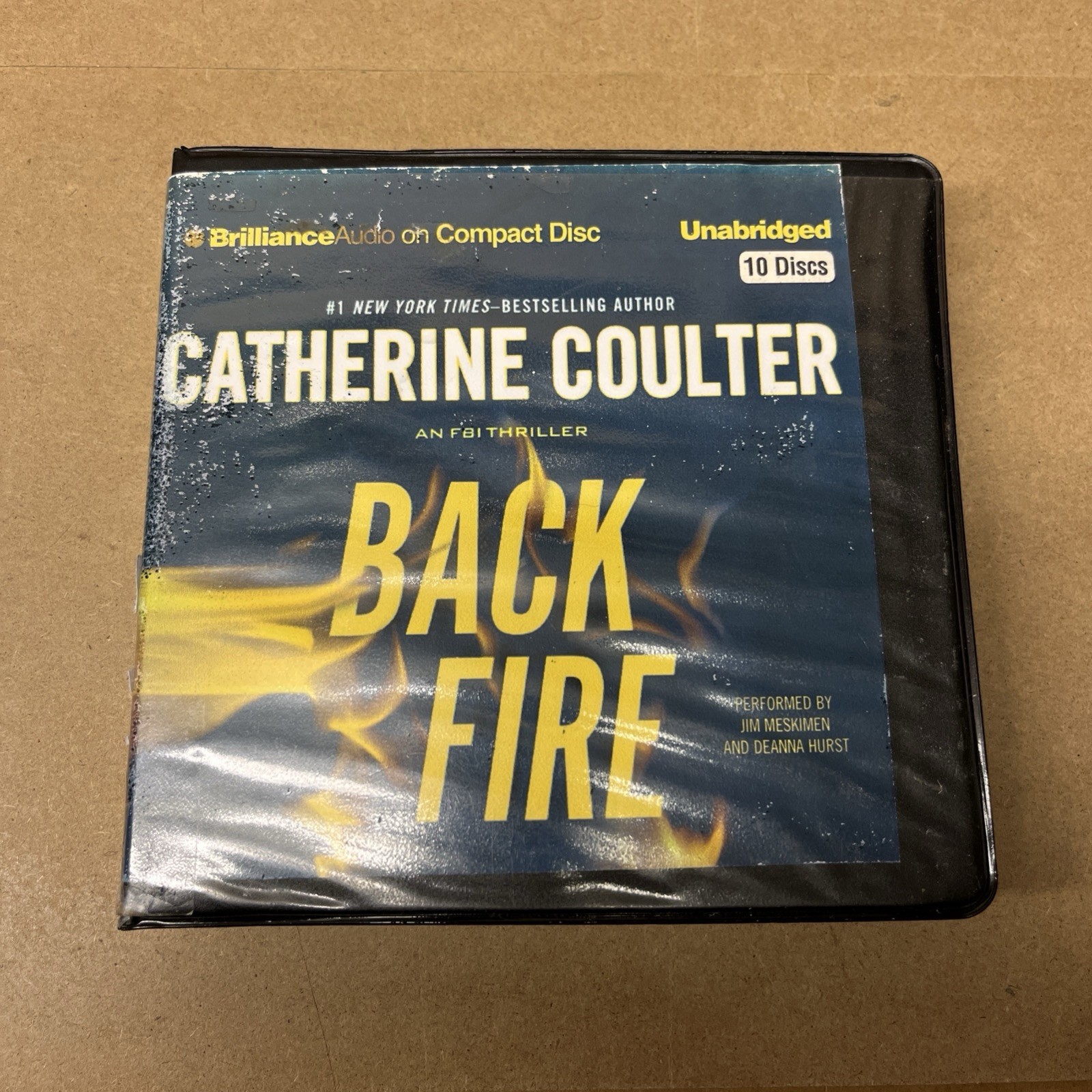 Backfire (FBI Thriller) by Coulter, Catherine (Unabridged Audio 10 CDs) Tested