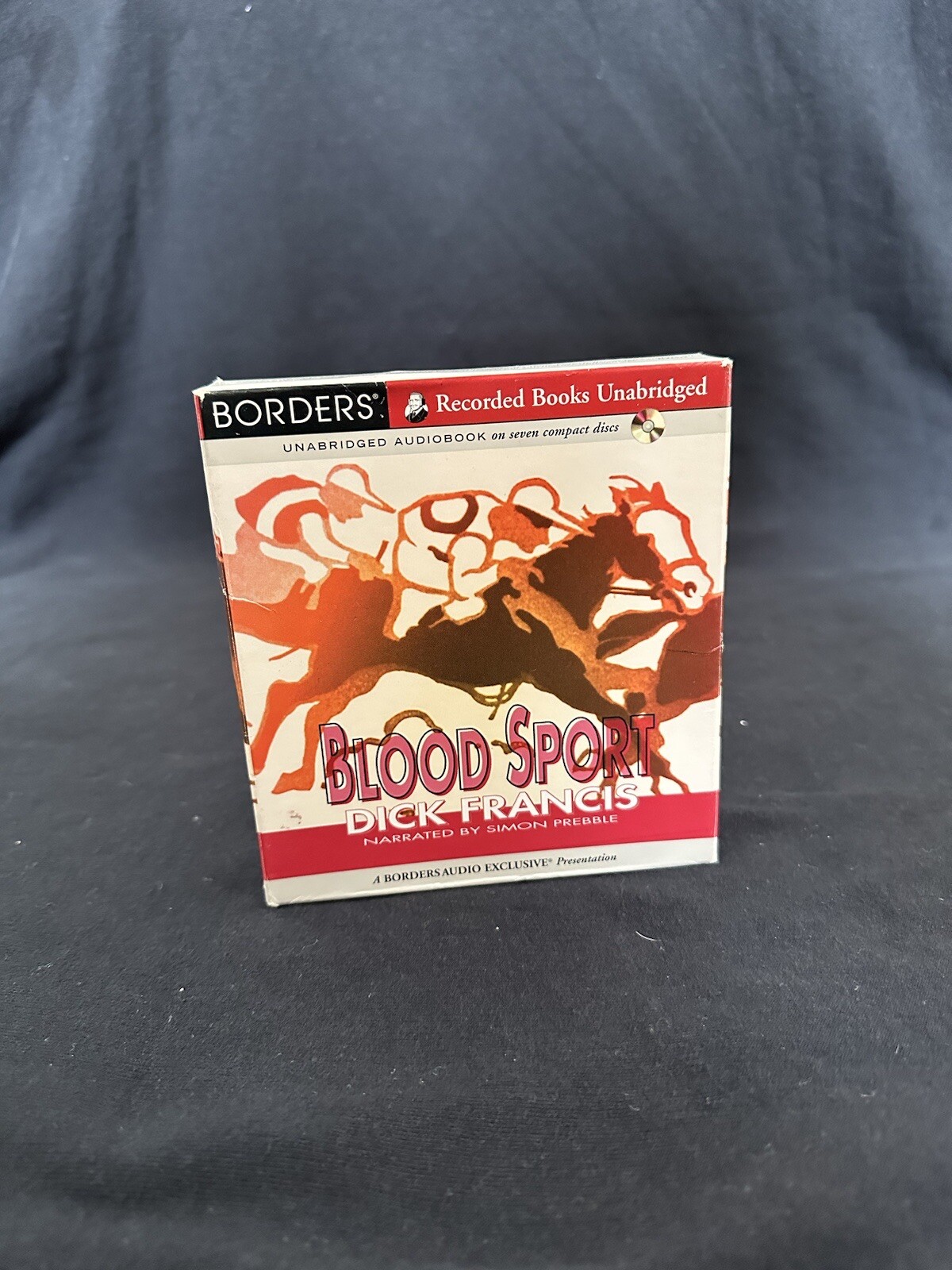 Blood Sport BY Dick Francis ~ AUDIOBOOK 7 CDS ~ UNABRIDGED READ BY SIMON PREBBLE