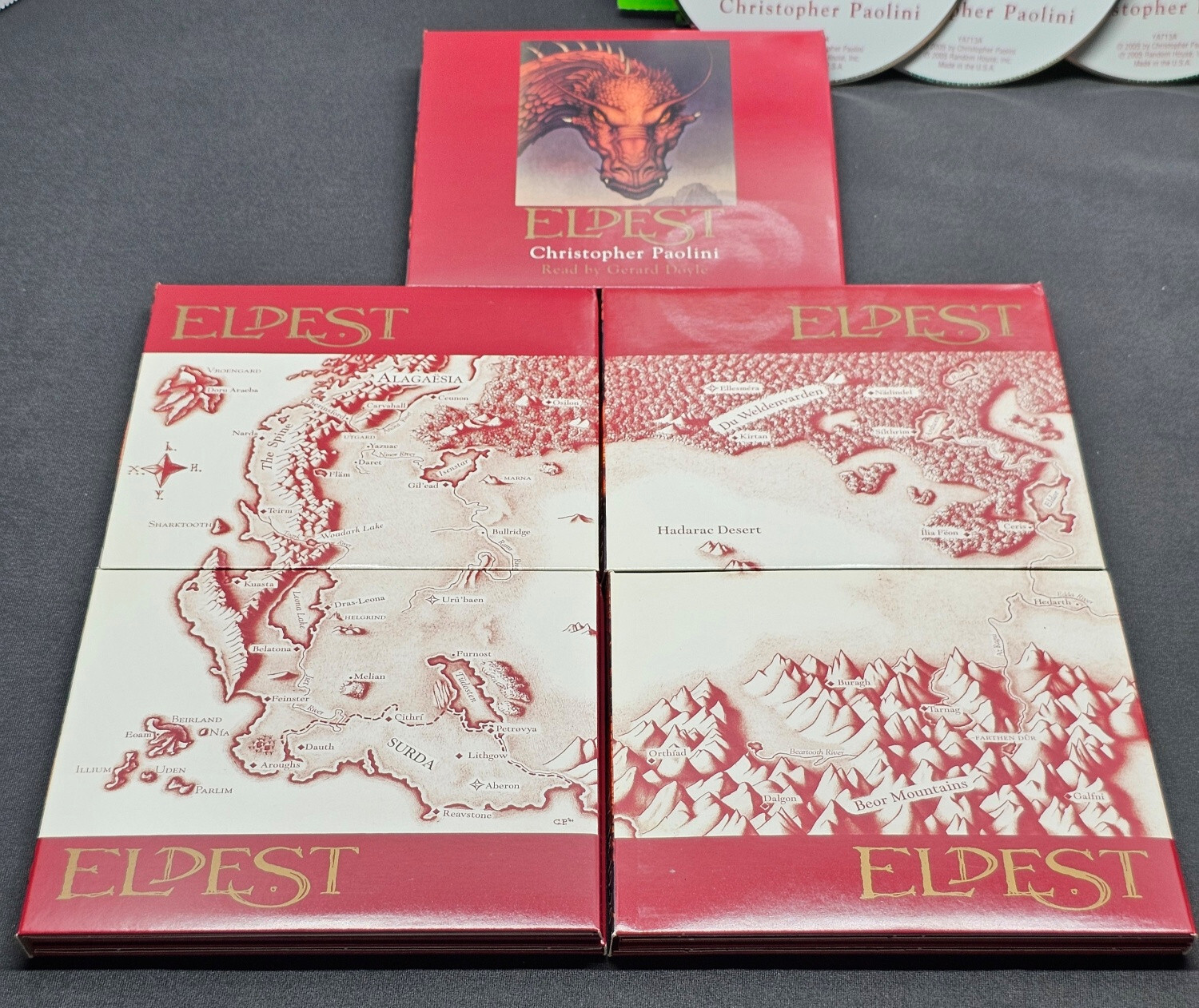 Christopher Paolini Inheritance Book 2 Eldest Audio CD Audiobook Unabridged