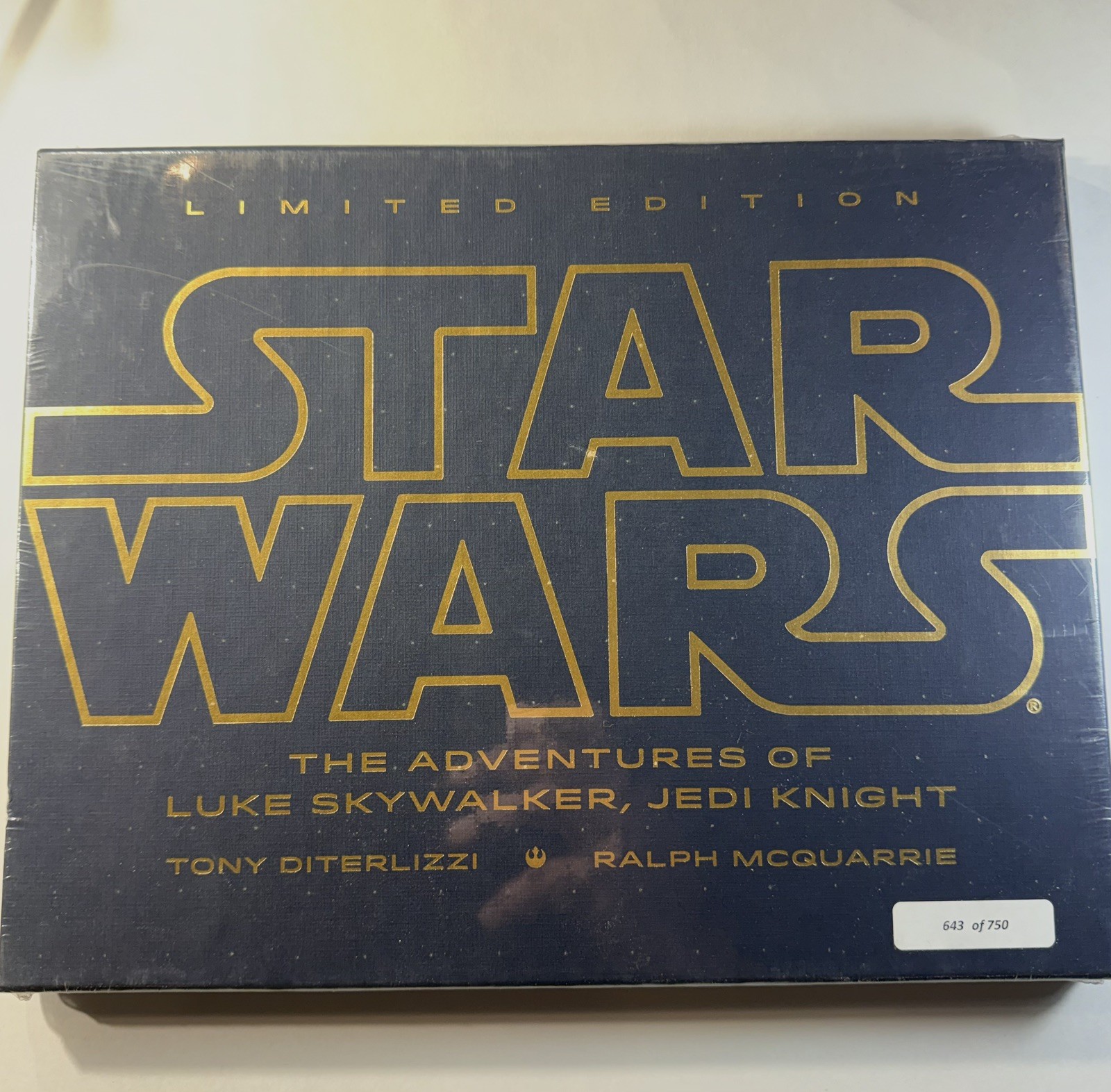 The Adventures of Luke Skywalker, Jedi Knight Limited Edition Hardcover 643/ 750